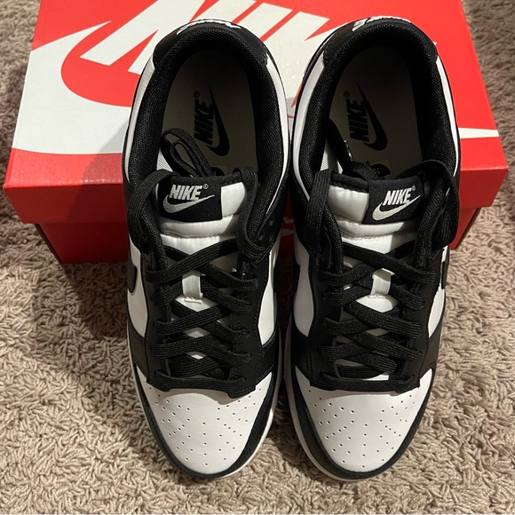 NIB Nike Dunk Low Retro "Black / White - Panda" - Picture 10 of 12